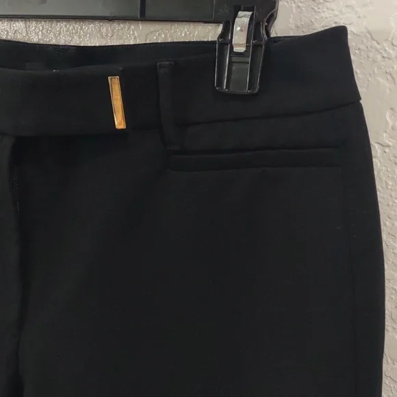 White House Black Market Black Slim Crop Pants, Size 10. - Picture 4 of 16